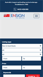 Mobile Screenshot of ensignbrokers.com.au